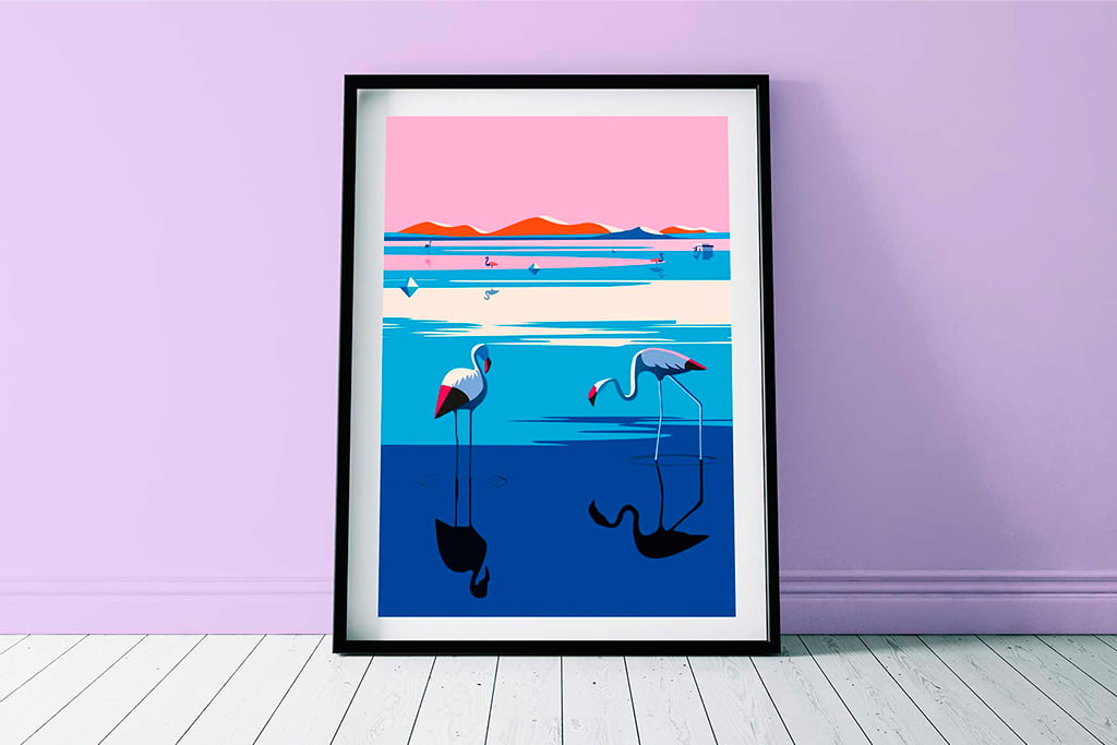 flamingo poster design