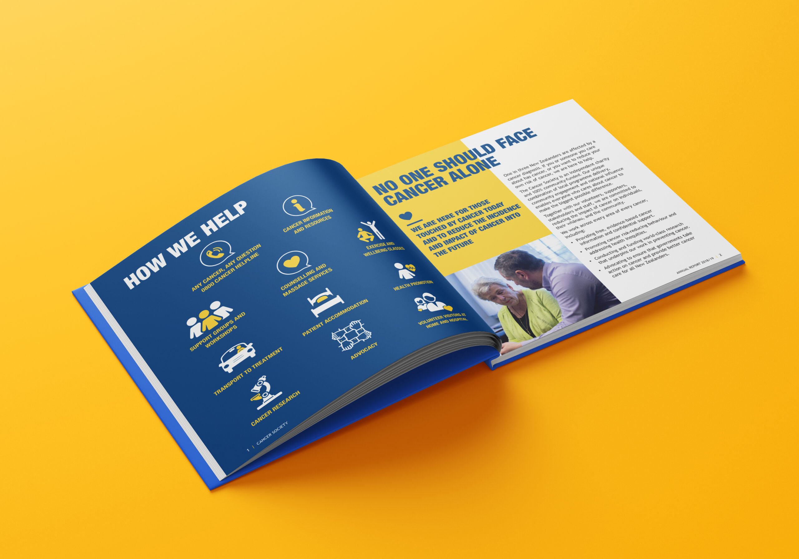 inside-book Cancer Society Annual Report Cancer Society Annual Report